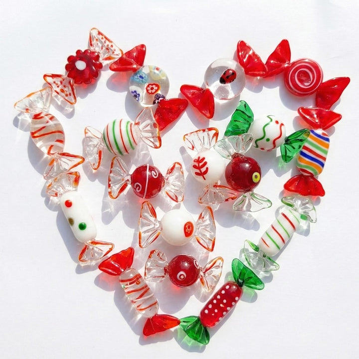 Handmade Glass Candy Sweets for Mother's Day, Kidcore Table Decor, – Handmade Gift