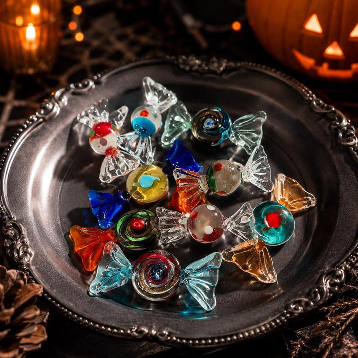 Handblown Spooky Glass Candy, Halloween Table Decor, Whimsical Trick – Halloween Decor Gift